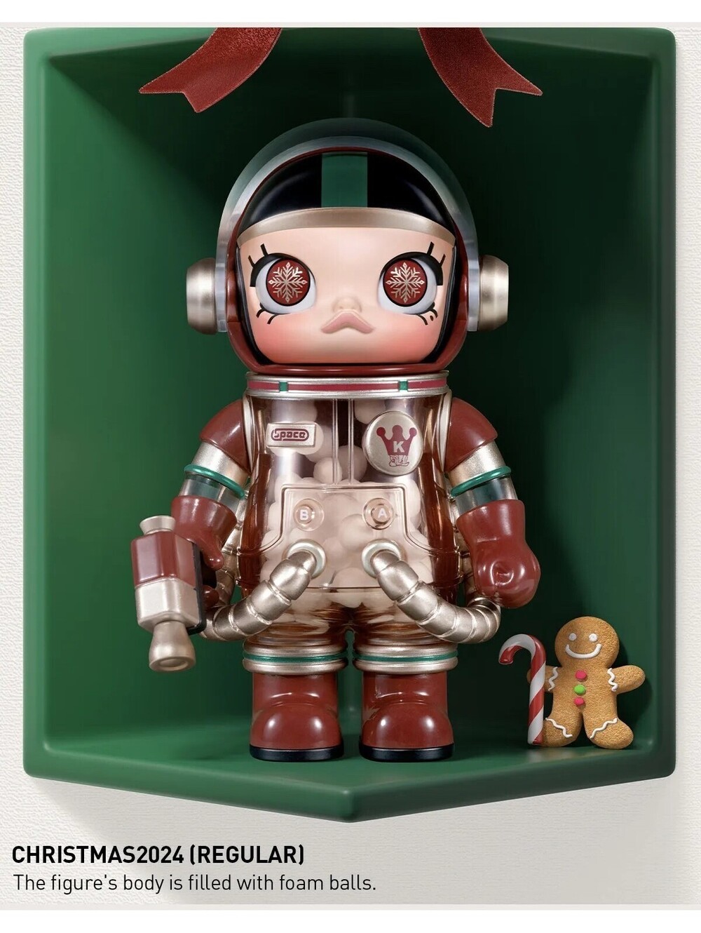 POP MART Space Molly 100% Orange Juice Blind Box Confirmed Christmas 2024 Brown